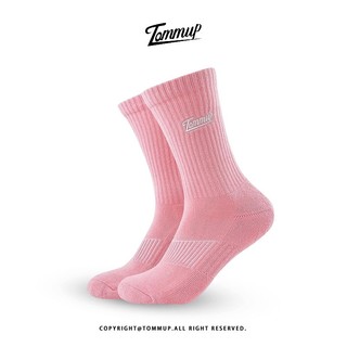 Tất vớ thể thao, bóng rổ chuyên nghiệp Tommup Made.Co dãn tốt có đệm trống trượt - Basketball socks