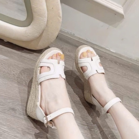 NS2 SANDAL xuồng quai H đế cối cao 7cm - Bonita Shoes BMC18