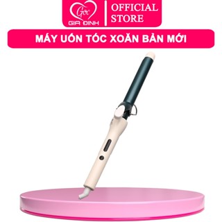  Máy uốn tóc xoăn bản mới uốn xoăn sóng lơi tóc đẹp tự nhiên sóng lơi 32mm  trắng xanh  