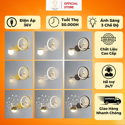 ĐÈN TƯỜNG PHI HÀNH GIA TRANG TRÍ DT-2218 – Nhiều Mẫu - Trang Trí Phòng Ngủ, Phòng Khách
