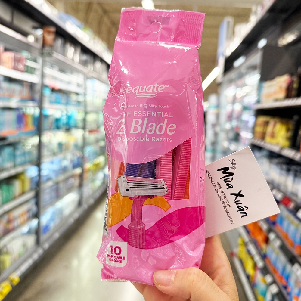 [HÀNG MỸ] Dao cạo Equate The Essential 2 Blade, 10 cái