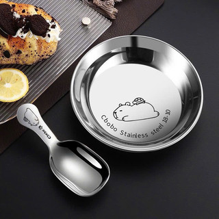 Set thìa khay inox capybara chống nóng