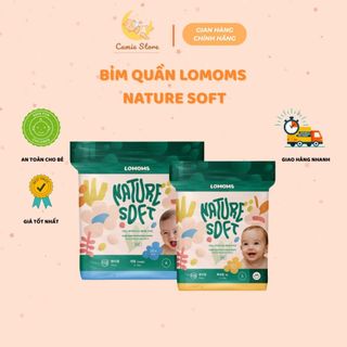 [Camie] Bỉm Quần Lomoms Nature Soft Nội Địa Hàn Cao Cấp Siêu Thấm Hút