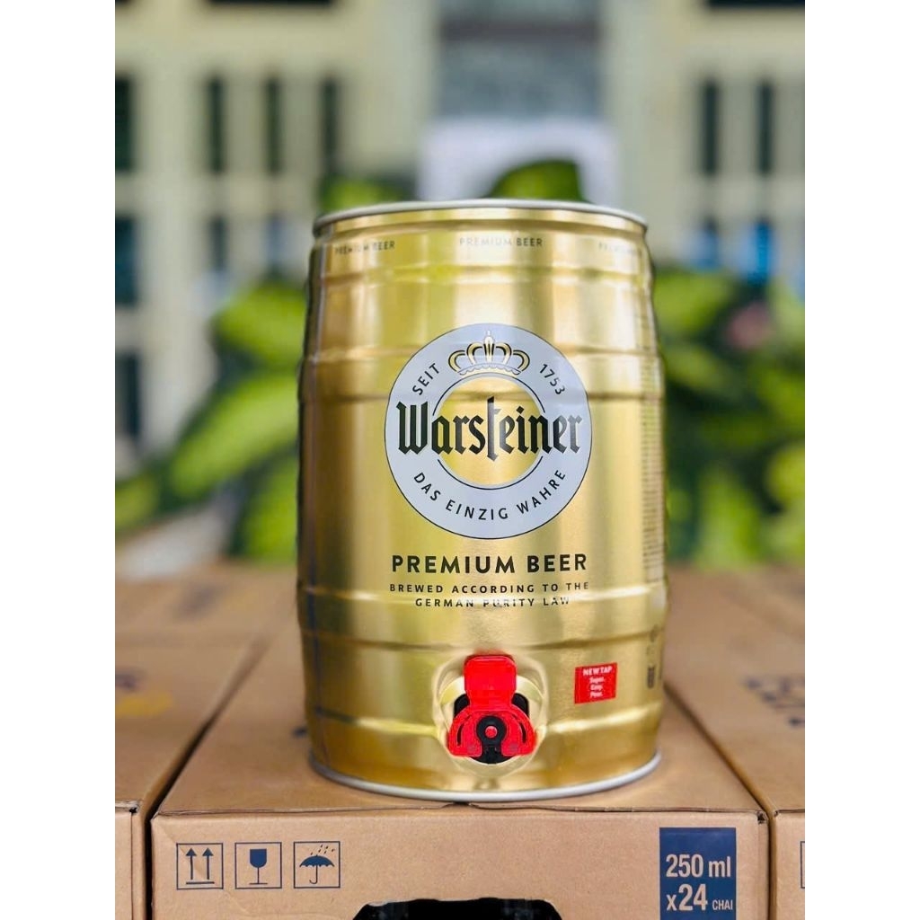 Bom Bia Warsteiner 5L nhập Đức