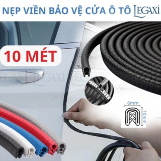 5M/10M Ron Viền Cửa Ô Tô Chống Va Đập, Cách Âm, Nẹp U Cao Su Lõi Thép, Dán Viền Cửa Xe Hơi Đàn Hồi