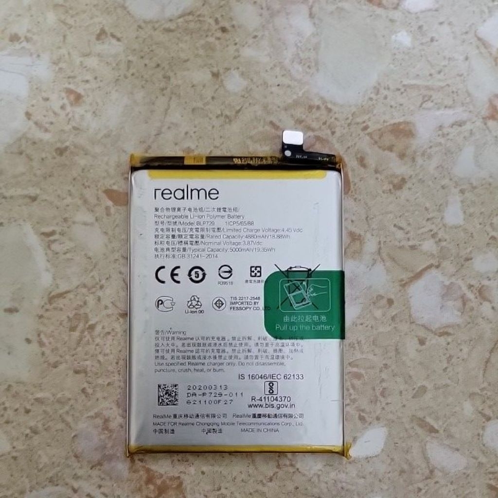 Pin Realme C3 BLP729 Zin Bóc Máy