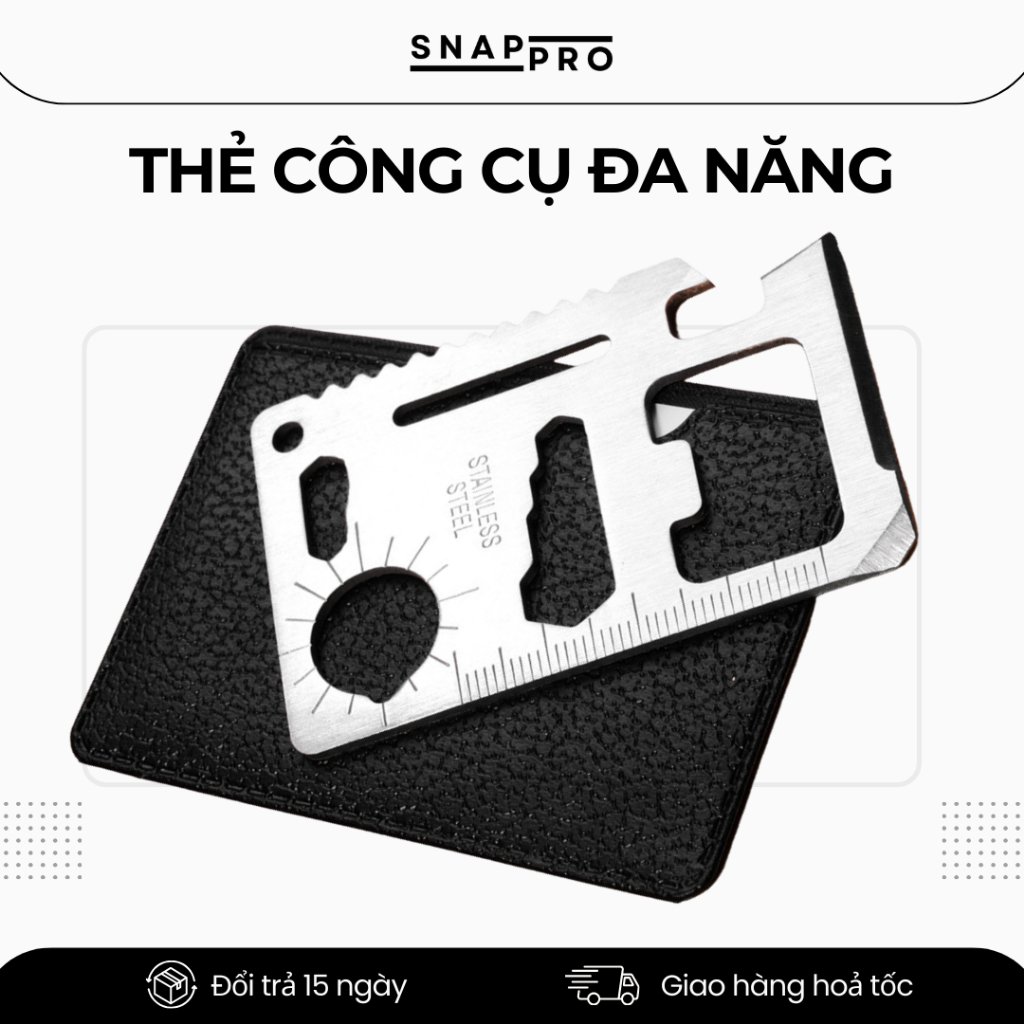 Thẻ Đa Năng EDC 10 Trong 1 – Phụ Kiện Hỗ Trợ Quay Phim Chụp Ảnh, Sửa Chữa Tripod Gimbal Máy Ảnh