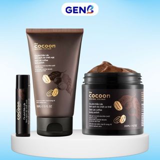  Tẩy Tế Bào Chết Mặt Môi Body Cocoon Cà Phê CHÍNH HÃNG - Tẩy Da Chết Cafe Body Mặt Môi - Bơ Dưỡng Thể Dưỡng Ẩm Body GENB 