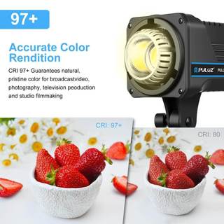 ĐÈN LED 120W CHO STUDIO 3200K-5600K PULUZ CHUẨN NGÀM BOWENS (KÈM REMOTE)