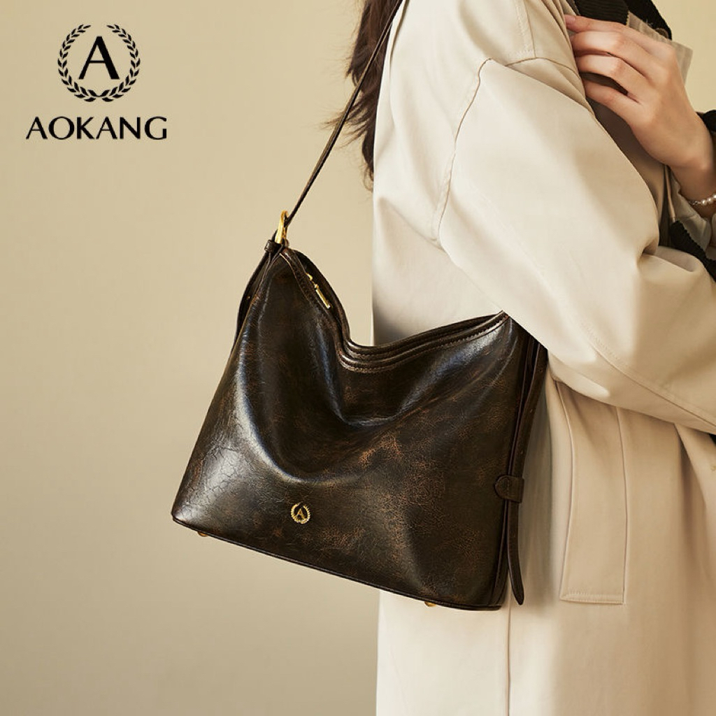 [Đặt trước] Túi xách da nữ Aokang cao cấp thời trang sang trọng, mùa hè 2025