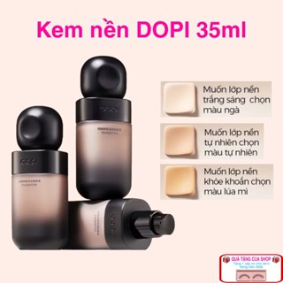 Kem nền DOPI với chất kem mỏng mịn, che phủ tốt, kiềm dầu, giữ nền bền màu, lâu trôi 35ml