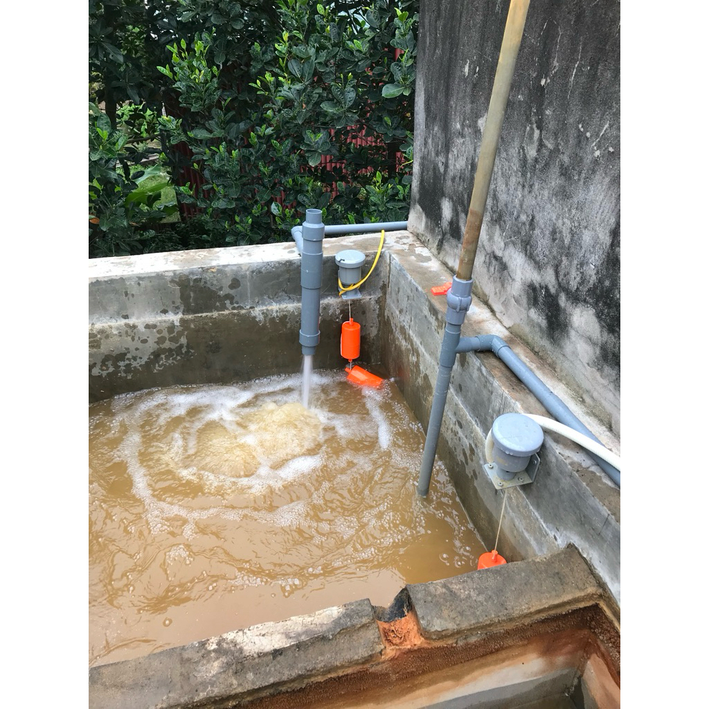 Bộ sục khí, trộn khí oxy xử lý nước giếng khoan Ejector đầu vào 27, phù hợp bơm 0.75Kw