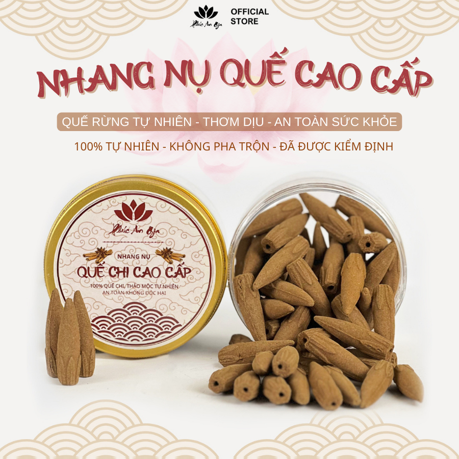 Nhang nụ Quế chi cao cấp, nụ trầm hương, quế chi, nhang nụ, nhang thơm tự nhiên xông nhà