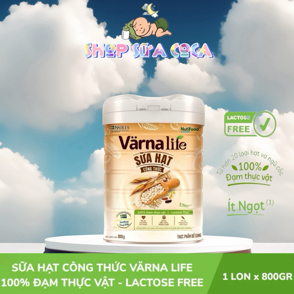 Sữa hạt Varna Life 800gr Nutifood