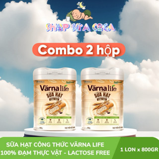  Combo 2 hộp Sữa hạt công thức Varna Life 800gr Nutifood 