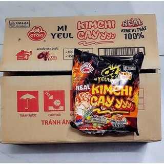  Thùng mì Kim chi Cayyyy Otoki 100g mì yeul kim chi cay ottogi kiểu Hàn Quốc combo 5 gói mì kim chi 
