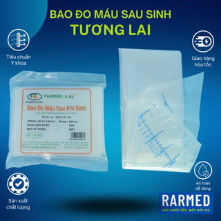 Bao đo máu sau sinh Tương Lai tiệt trùng túi đo máu sau sinh