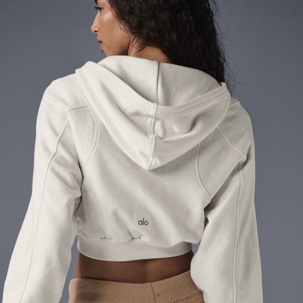 Jacket áo khoác có mũ AI0 Yoga Cropped đồ tập