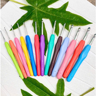  Kim Móc Len Cán Nhựa Cao Cấp Đầy Đủ Size 2mm-10mm Dụng Cụ Móc Len Dành Cho Người Mới Bắt Đầu Nhiều Màu Sắc -HM Sophie 