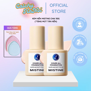 [MISTINE] Kem Nền Dưỡng Ẩm Mistine Dạng Lỏng, Che Phủ Khuyết Điểm, Kiềm Dầu Không Xuống Tone 30g