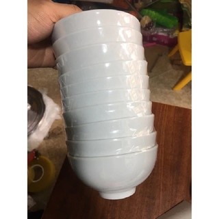Bộ 10 Chén cơm Trắng Lohaco Đường Kính 11,2 cm Chất Lượng Tốt Mẫu Mã Đẹp