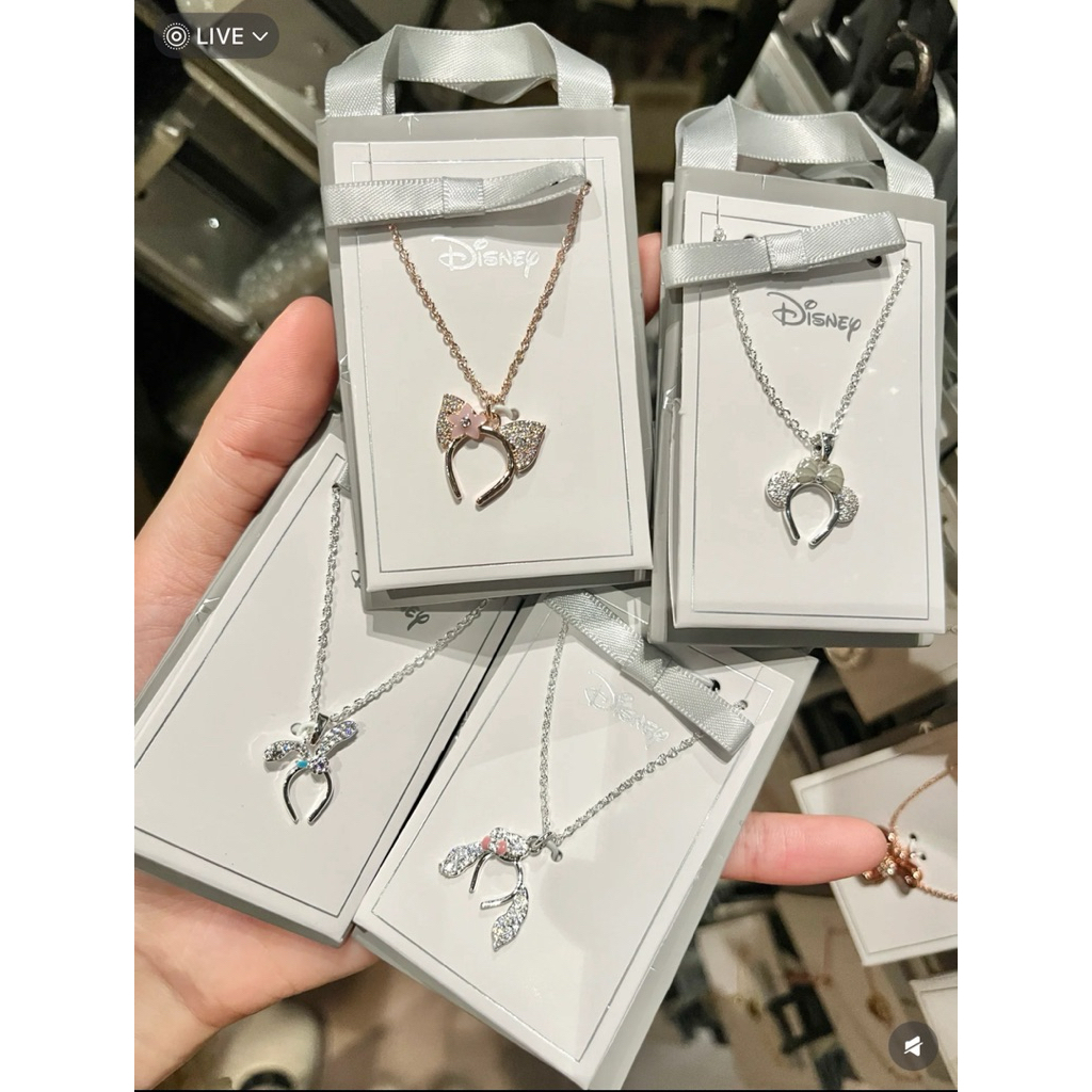 𝐓𝐫𝐚𝐦𝐲𝐧𝐠𝐮𝐲𝐞𝐧𝐃𝐚𝐢𝐥𝐲 🎉 [Hàng chính hãng] Dây chuyền vòng cổ bạc Duffy Disneyland Shanghai