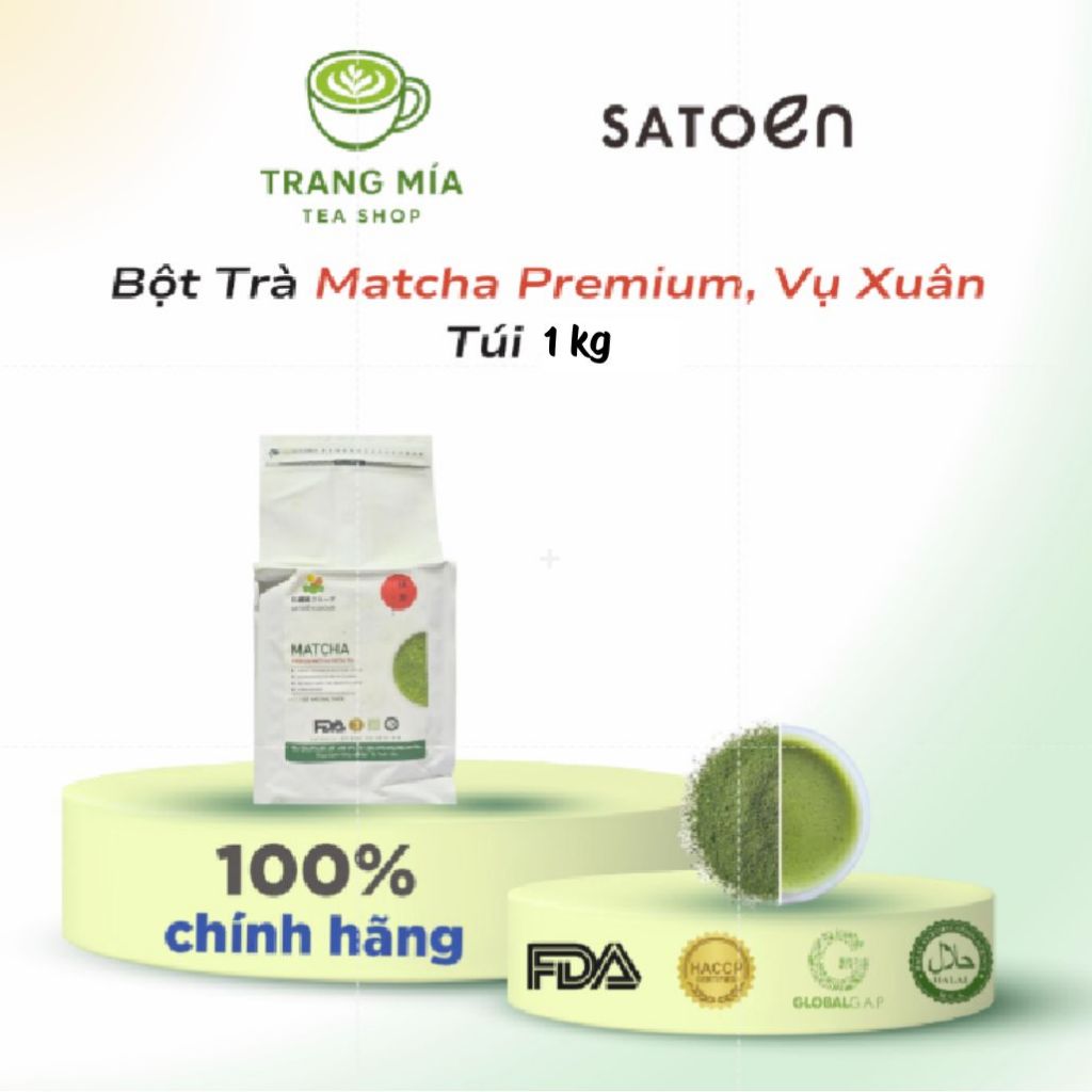  Satoen Matcha Premium  Xuân  - Chính hãng 100%- Size 1kg 