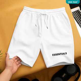  Quần đùi nam nữ ONE MAN vải thun umi cao cấp 100% nhập khẩu phong cách basic dễ phối đồ mặc ở nhà đi chơi đều đẹp QD031 