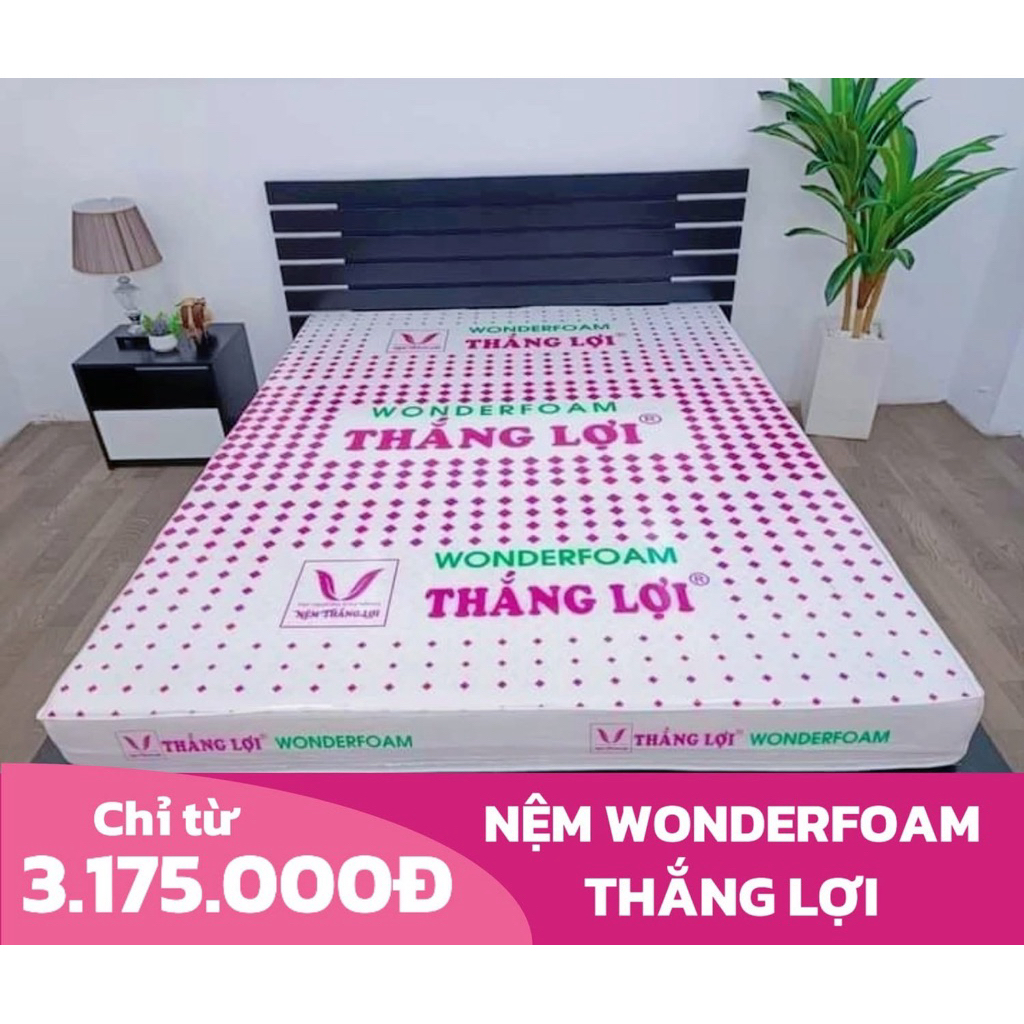 ( chính  hãng ) Nệm cao su Wonder foam cao cấp  thắng lợi