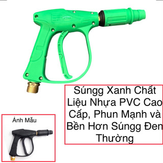 Bộ Súng Xanh Và Bình Phun Tạo Bọt Tuyết Xanh 1 Lít Cao Cấp