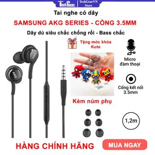   Tặng móc khóa  Tai nghe Samsung AKG dây dù chống rối cổng 3.5mm 