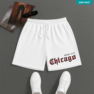  Quần đùi nam nữ ONE MAN 100% chất thun umi cao cấp hình in sắc nét phong cách đơn giản trẻ trung thanh lịch QD032 