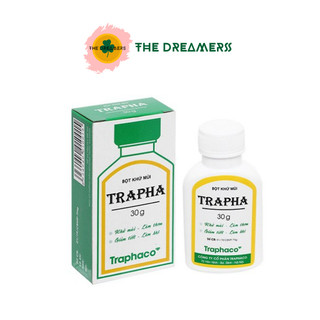  Xịt bột Khử Mùi Trapha Traphaco – Hết Hôi Nách Hôi Chân hộp 30gam lọ 50ml 