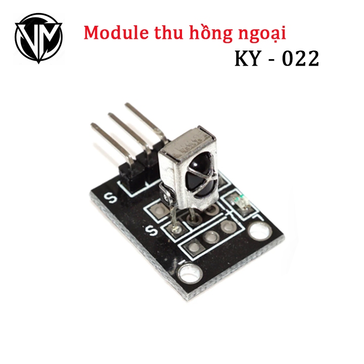 Module Thu Hồng Ngoại KY-022 IR | Chip TL1838 VS1838B 1838, tương thích Arduino