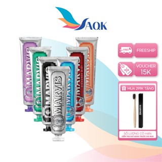 Kem đánh răng Marvis (85ml) - Làm sạch hiệu quả, trắng sáng tự nhiên, thơm mát dài lâu