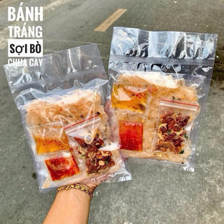 Bánh tráng Sợi Dẻo Tôm Phơi Sương Mix Gia Vị