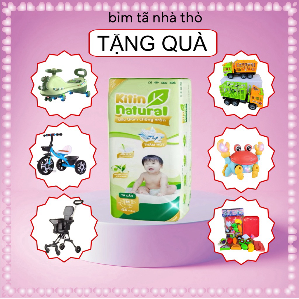 (TẶNG QUÀ) 1BICH BỈM KITIN NATURAL.BỈM TRÀ XANH KHÁNG KHUẨN.ĐỦ SZ CHO BÉ DÁN ĐẾN TÃ QUẦN