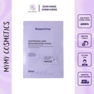  Mặt Nạ Rosemine Whitening And Rejuvenating Cấp Ẩm Dưỡng Trắng Phục Hồi Da 25ml 