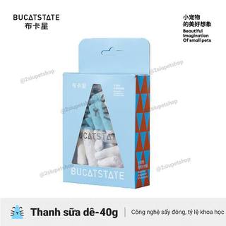 Que sữa dê Bucatstate sản phẩm ăn dặm , mài răng với thành phần Sữa dê nguyên chất cải thiện khả năng miễn dịch -40g