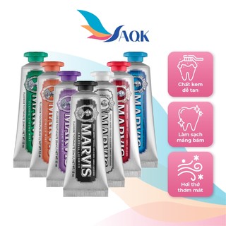 Kem đánh răng Marvis (25ml) - Làm sạch mảng bám, ngăn ngừa sâu răng và mang lại hơi thở thơm mát kéo dài