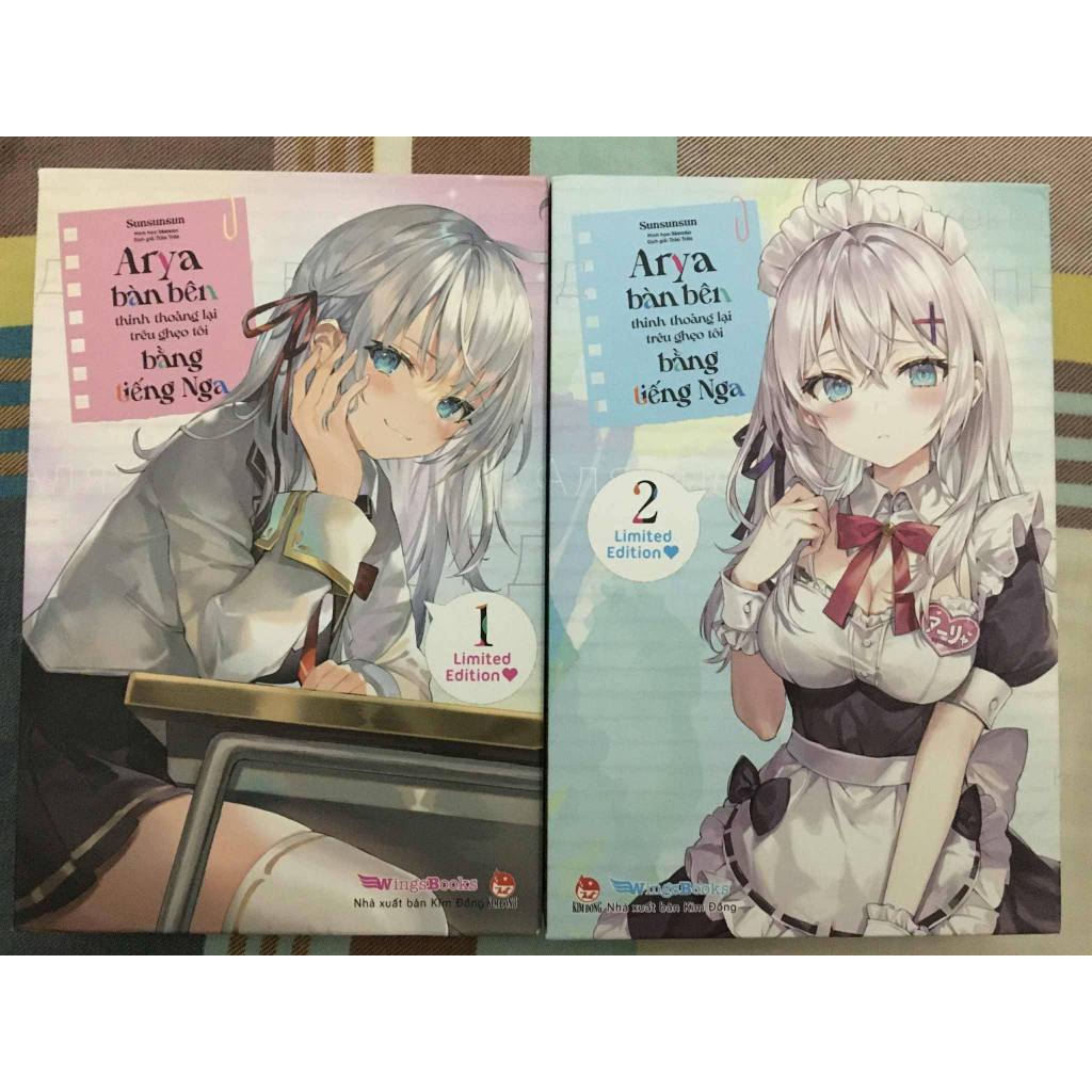 Sách Arya Bàn Bên Thỉnh Thoảng Lại Trêu Ghẹo Tôi Bằng Tiếng Nga full 11 tập + Tặng 1 poster (Chang B