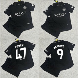 Bộ Quần Áo Bóng Đá CLB Man City Mẫu Thứ 3 Mùa 2025 - Vải Polyester Gai Thái