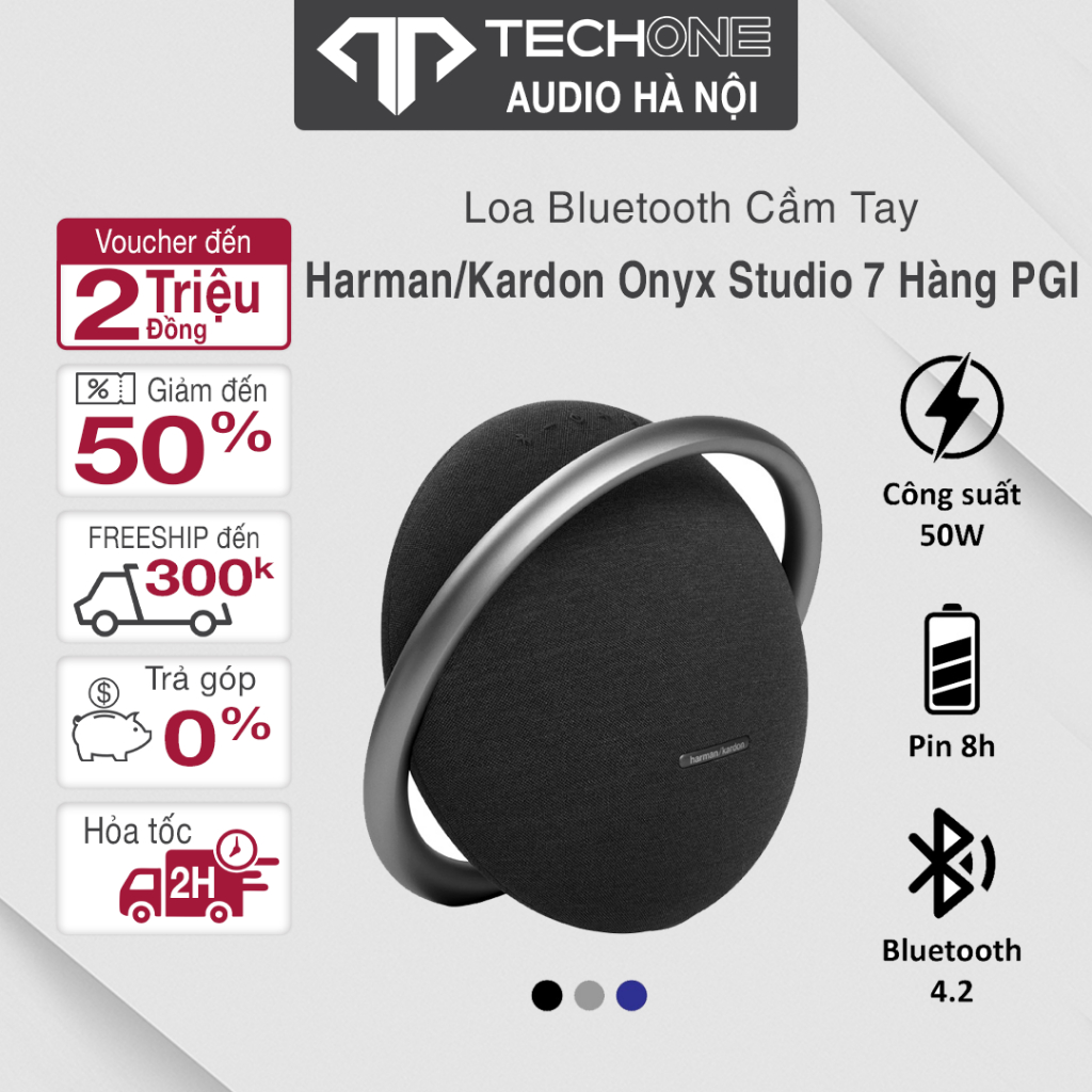 Loa Bluetooth Cầm Tay Onyx Studio 7 -  Bảo Hàng CHÍNH HÃNG 12 Tháng