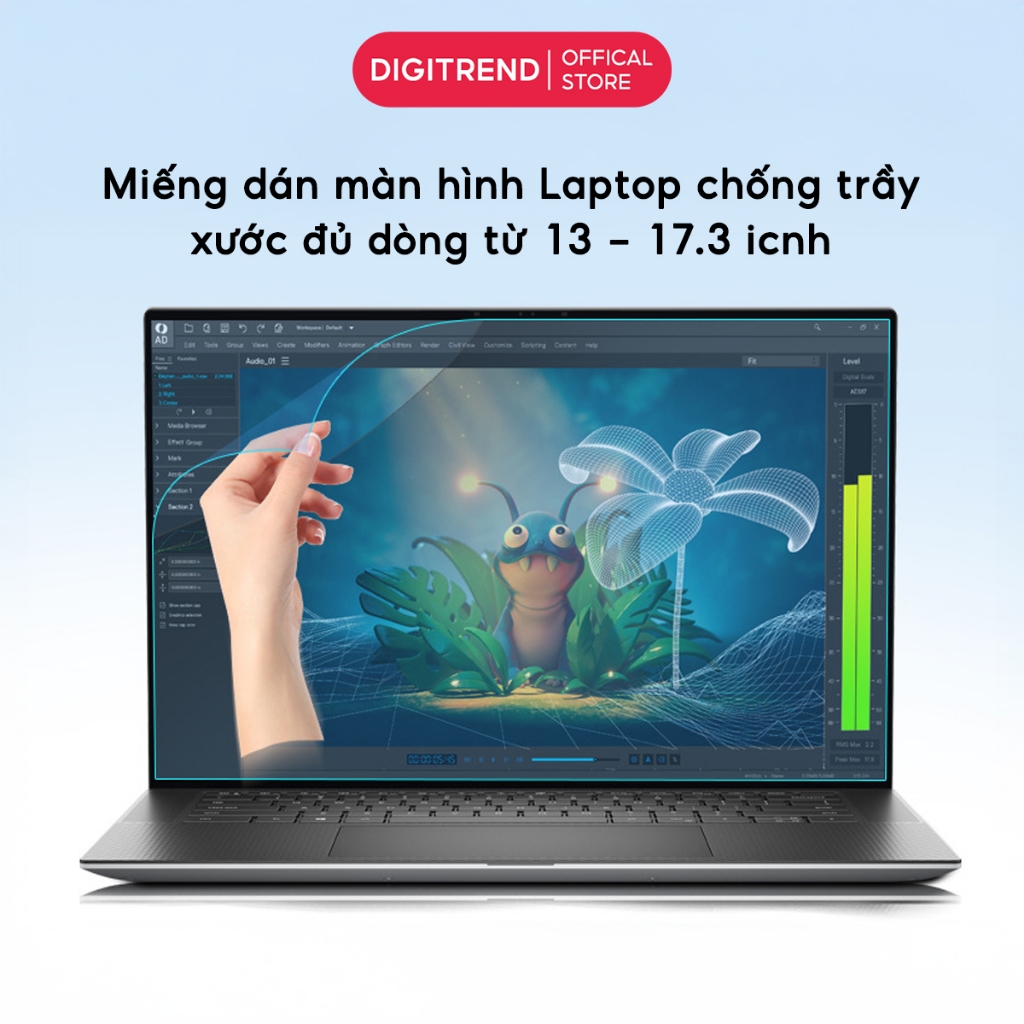 Miếng Dán Màn Hình Laptop Chống Trầy Xước Bảo Vệ Mắt Dành Cho Laptop Dell HP Asus Lenovo 12-17 Inch
