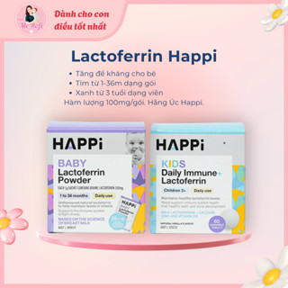 Tăng đề kháng Lactoferrin Happi , sữa non Úc tăng đề kháng - Mẹ Rofi