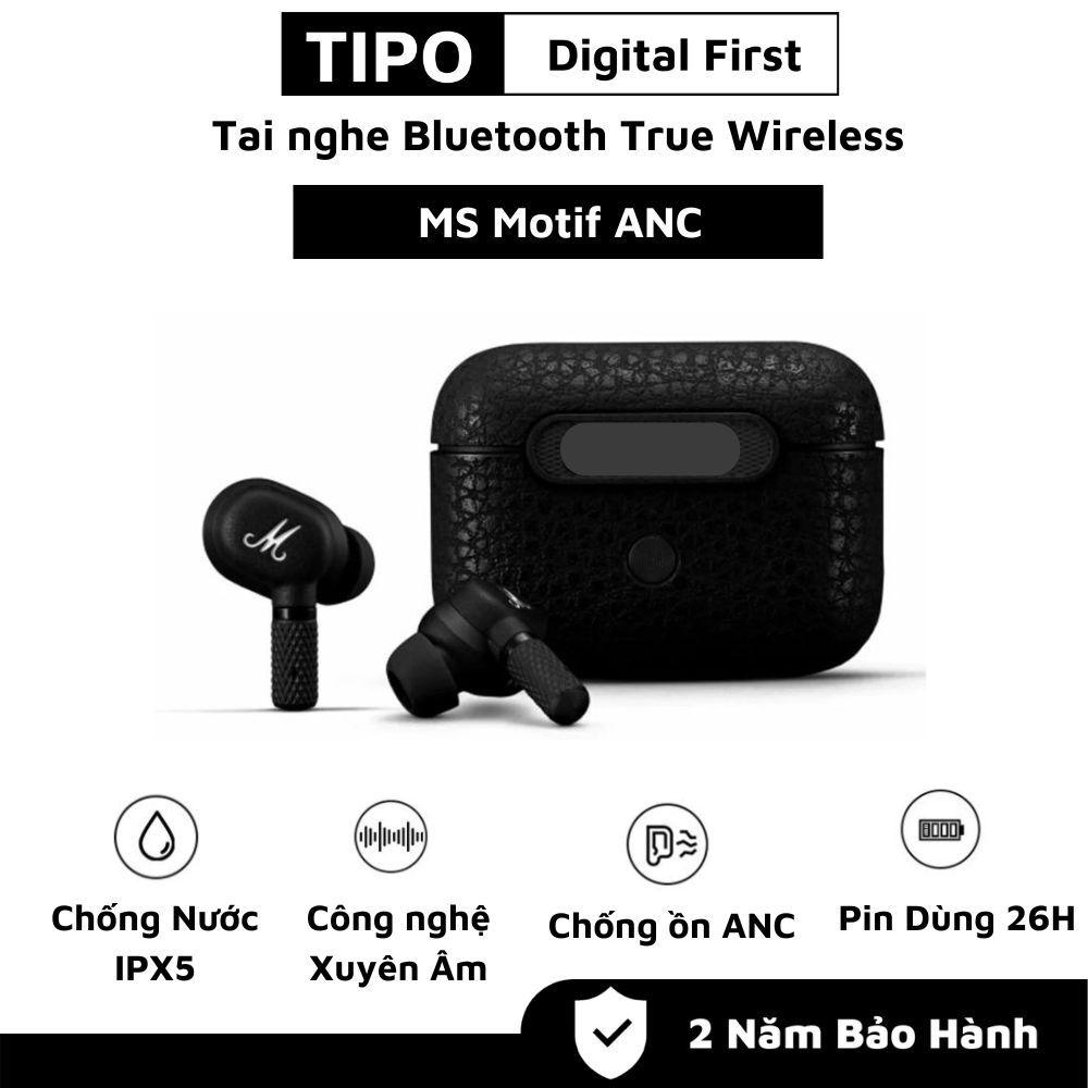 Tai Nghe MS Motif A.N.C, Minor 3 Chống Ồn Chủ Động, Âm Bass Cực Sâu, Pin 6 tiếng, Bảo Hành 2 Năm