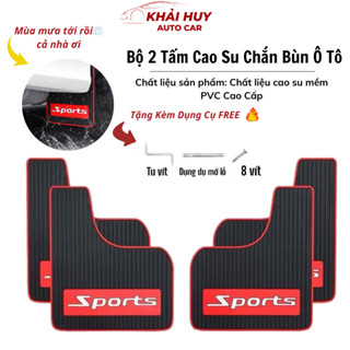   Nhiều Mẫu Bộ 2 Tấm Cao Su Chắn Bùn Ô Tô Chắn Nước Bùn Đất Văng Lên Xe Và Các Xe Khác Khi Trời Mưa khaihuyauto 