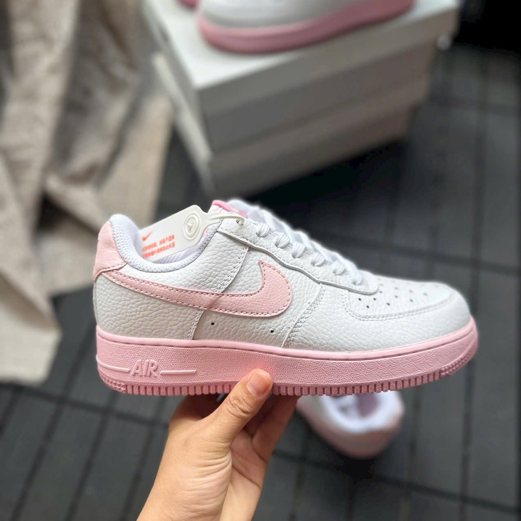 Giày Thể ThO Nike Air Force 1 GS ‘White Pink Foam’   Size 36-40,giày Nike hồng trắng