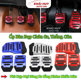 Ốp Bàn Đạp Chân Ga Thắng Côn Phù Hợp Mọi Dòng Xe Bằng Nhôm Nhiều Màu 