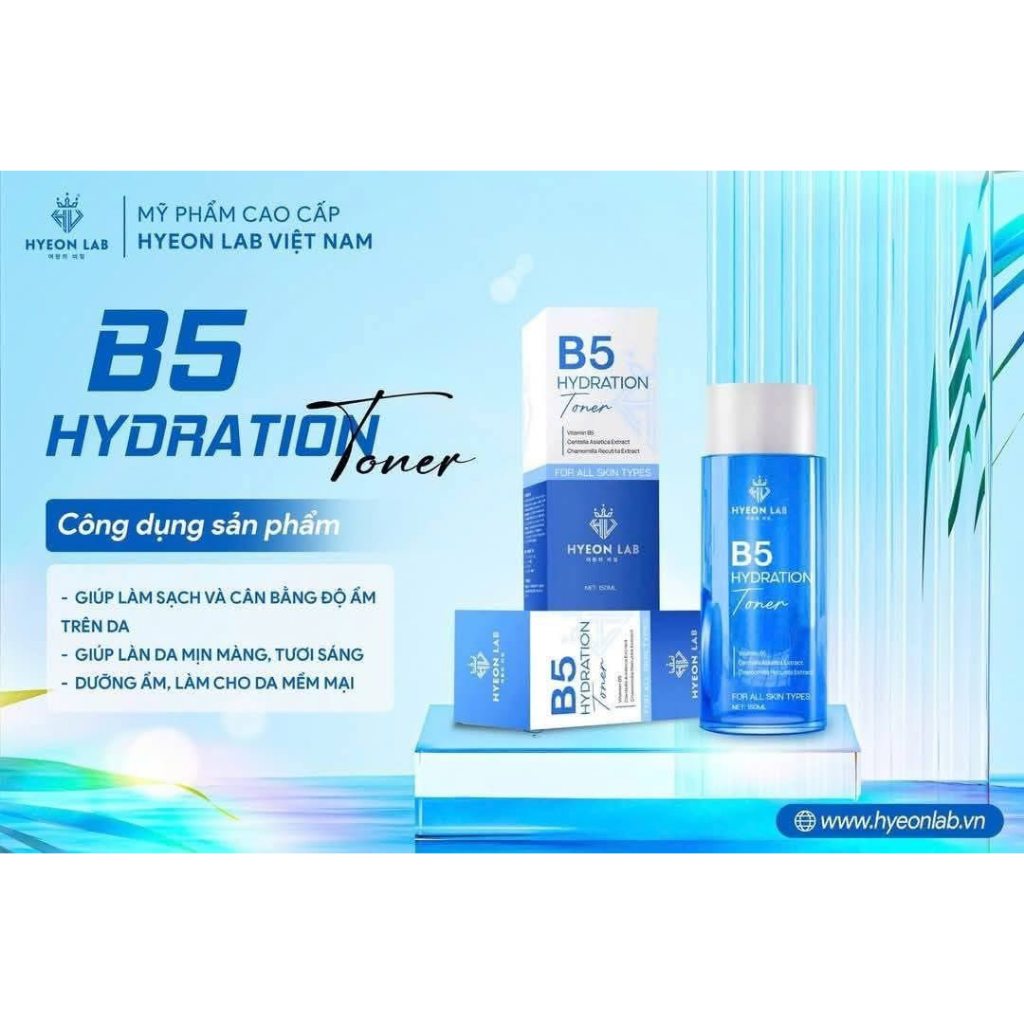 [HOT 2025]𝐁𝟓 𝐇𝐘𝐃𝐑𝐀𝐓𝐈𝐎𝐍 𝐓𝐎𝐍𝐄𝐑 cân bằng độ ẩm, giúp làn da mềm mại và tươi sáng HYEON LAB